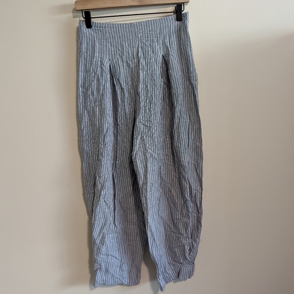 Urban Outfitters Blue Striped Pants - Picture 1 of 6